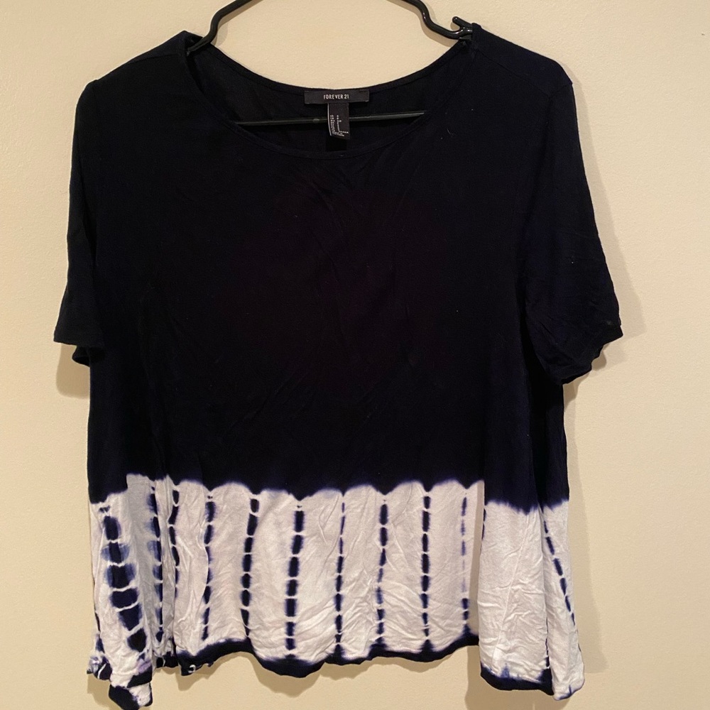 Tie dye for every 21 navy blue shirt.